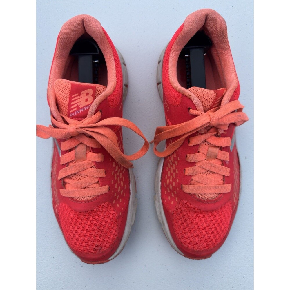 New Balance Women's 8 Running Shoes W77IPSI Pink Mesh Lace Up Athletic - Picture 2 of 6
